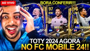 TOTY 2024 AGORA! 😱 TOTY LANÇADO NO FC MOBILE 🔥 | PACK OPENING AO VIVO & TIER LIST DOS TOTY's 🤯