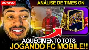 AQUECIMENTO PRO TOTS! 🤩 JOGANDO FC MOBILE NA RESENHA 😱 | ANÁLISE DE TIMES ON 🔥 - FC MOBILE 2024