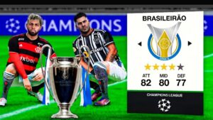 CHAMPIONS LEAGUE...  mas meu TIME é do BRASILEIRÃO! FIFA 24