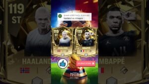 Haaland🇳🇴🤖 vs Mbappe🇲🇫🐢 #fifa #goat #fifamobile #viral