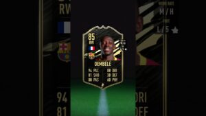 all of dembele carts in every fifa#shorts#football#fifa#fc24#dembele