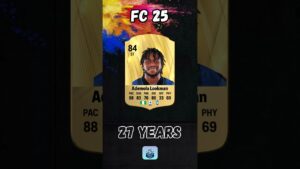 Ademola Lookman Fifa player Evolution 🇳🇬 #lookman #atalanta #football #eafc24 #fifa #fc25