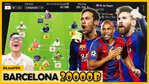Đội Hình FC BARCELONA 20.000 Gặp KHỦNG HOẢNG & Sơ Đồ Đội Hình 4-1-2-3 Sở Trường Cùng MESSI BTB +8