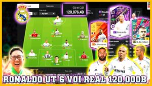 KHÁM PHÁ SỨC MẠNH " KHỦNG KHIẾP " RONALDO DE LIMA UT +6 VÀ SIÊU ĐỘI HÌNH REAL MADRID 120.000 TỶ