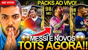 MESSI AGORA NO FC MOBILE! 🔥 PACK OPENING AO VIVO & ANÁLISE DOS NOVOS TOTS 😱🔥