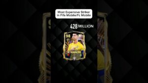 Most expensive striker in Fifa mobile 🐐#fifa #shortsfeed #youtubeshorts #trending #shorts #ronaldo