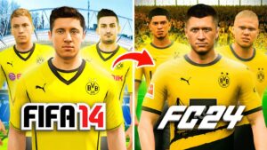 Reconstruyo al BORUSSIA DORTMUND desde FIFA 14 hasta FC 24