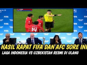 🔴 YES ALHAMDULILLAH RESMI DI ULANG ‼️😱 FIFA dan AFC temukan hal ini dan akan sanksi dua wasit ini 😱😱